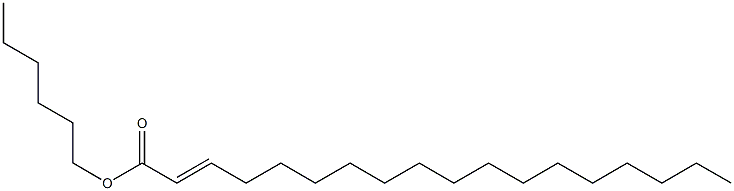 (E)-2-Octadecenoic acid hexyl ester,,结构式