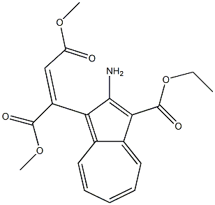 (2E)-2-[(2-Amino-3-ethoxycarbonylazulen)-1-yl]-2-butenedioic acid dimethyl ester