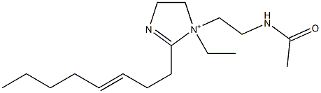 1-[2-(Acetylamino)ethyl]-1-ethyl-2-(3-octenyl)-2-imidazoline-1-ium|