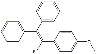 1-(1-Bromo-2,2-diphenylethenyl)-4-methoxybenzene
