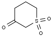 Tetrahydro-3-oxo-2H-thiopyran 1,1-dioxide Structure