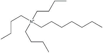 Heptyltributylaminium Structure