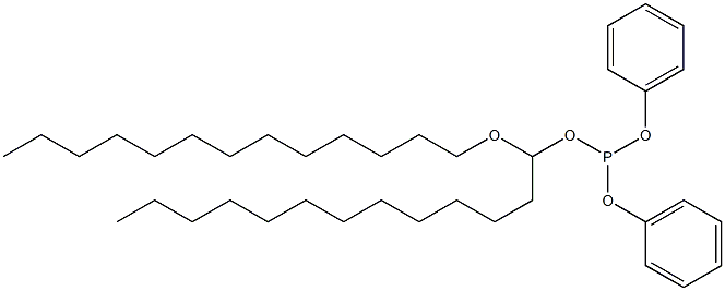 Phosphorous acid 1-(tridecyloxy)tridecyldiphenyl ester