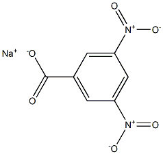 3,5-Dinitrobenzoic acid sodium salt,,结构式