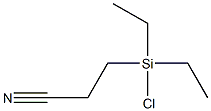 3-(Chlorodiethylsilyl)propiononitrile|