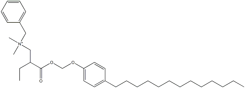 N,N-Dimethyl-N-benzyl-N-[2-[[(4-tridecylphenyloxy)methyl]oxycarbonyl]butyl]aminium