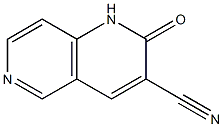 3-Cyano-1,6-naphthyridin-2(1H)-one,,结构式