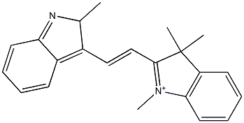 1,3,3-Trimethyl-2-[2-(2-methyl-2H-indol-3-yl)vinyl]-3H-indolium