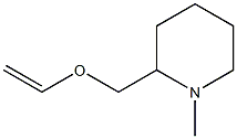 1-Methyl-2-[(vinyloxy)methyl]piperidine Structure