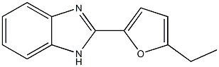 2-(5-エチルフラン-2-イル)-1H-ベンゾイミダゾール 化学構造式