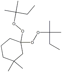 3,3-Dimethyl-1,1-bis(tert-pentylperoxy)cyclohexane Struktur