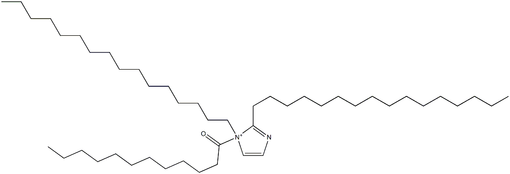 1,2-Dihexadecyl-1-dodecanoyl-1H-imidazol-1-ium Struktur
