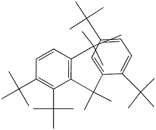 2-(2,3,6-トリ-tert-ブチルフェニル)-2-(2,5-ジ-tert-ブチルフェニル)プロパン 化学構造式