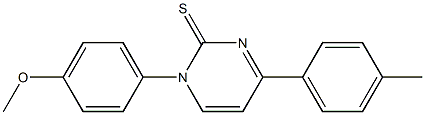 1-(4-Methoxyphenyl)-4-(4-methylphenyl)pyrimidine-2(1H)-thione