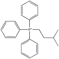 (3-メチルブチル)トリフェニルホスホニウム 化学構造式