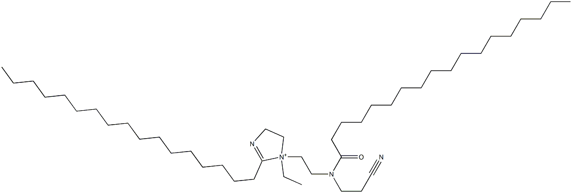 1-[2-[(2-Cyanoethyl)(1-oxooctadecyl)amino]ethyl]-1-ethyl-2-heptadecyl-4,5-dihydro-1H-imidazol-1-ium