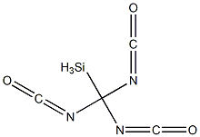 Silylmethanetriyltriisocyanate Struktur