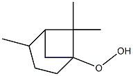 2,6,6-Trimethylbicyclo[3.1.1]heptan-5-yl hydroperoxide 结构式