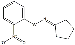 [(2-Nitrophenyl)thioimino]cyclopentane 结构式