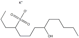 8-Hydroxytridecane-4-sulfonic acid potassium salt