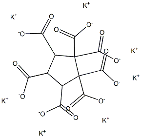 1,1,2,2,3,4,5-Cyclopentaneheptacarboxylic acid heptapotassium salt Structure