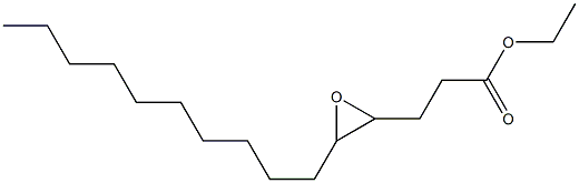 4,5-Epoxypentadecanoic acid ethyl ester Structure