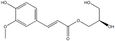 3-(4-Hydroxy-3-methoxyphenyl)propenoic acid (2R)-2,3-dihydroxypropyl ester