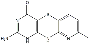 2-Amino-8-methyl-1H-pyrido[3,2-b]pyrimido[4,5-e][1,4]thiazin-4(10H)-one|