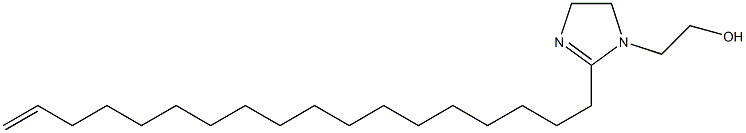 2-(17-Octadecenyl)-2-imidazoline-1-ethanol Structure