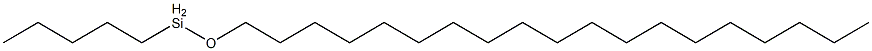 Pentyl(nonadecyloxy)silane Structure