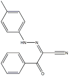 2-[2-(4-Methylphenyl)hydrazono]-2-benzoylacetonitrile,,结构式