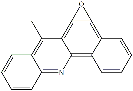 5,6-Epoxy-7-methylbenz[c]acridine,,结构式