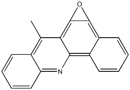 5,6-Epoxy-7-methylbenz[c]acridine Structure