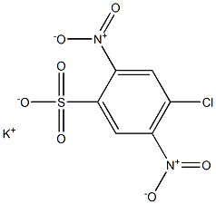 4-Chloro-2,5-dinitrobenzenesulfonic acid potassium salt 结构式