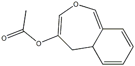 5,5a-Dihydro-4-acetoxy-2-benzoxepin Struktur