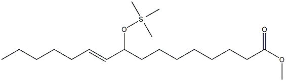 9-(Trimethylsiloxy)-10-hexadecenoic acid methyl ester|