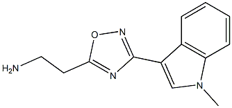 3-[5-(2-Aminoethyl)-1,2,4-oxadiazol-3-yl]-1-methyl-1H-indole,,结构式