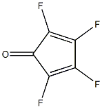 2,3,4,5-Tetrafluorocyclopenta-2,4-dien-1-one Structure