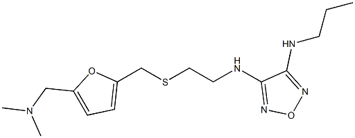 3-[[2-[[[5-[(Dimethylamino)methyl]furan-2-yl]methyl]thio]ethyl]amino]-4-propylaminofurazan