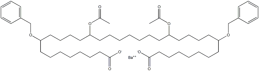 Bis(9-benzyloxy-14-acetyloxystearic acid)barium salt