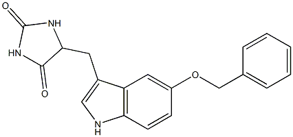 5-Benzyloxy-3-(2,5-dioxo-4-imidazolidinylmethyl)-1H-indole