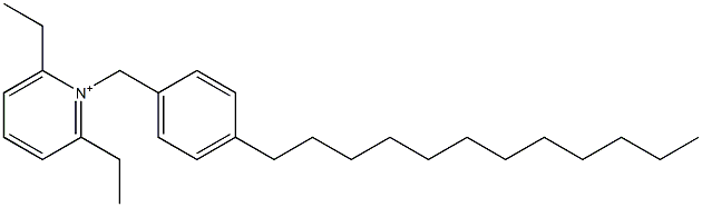 1-(4-ドデシルベンジル)-2,6-ジエチルピリジニウム 化学構造式