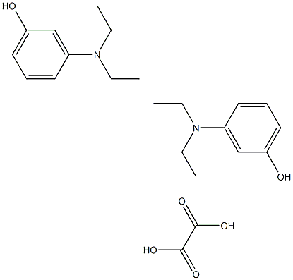 Bis(m-diethylaminophenol)oxalate,,结构式