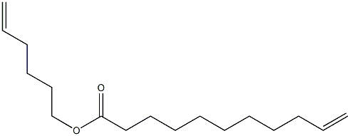 10-ウンデセン酸5-ヘキセニル 化学構造式