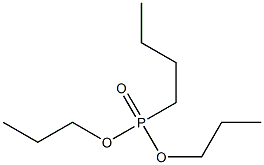 Butylphosphonic acid dipropyl ester Struktur