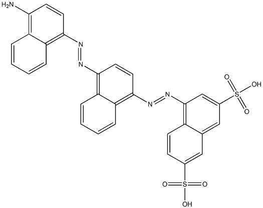  4-[[4-[(4-Amino-1-naphthalenyl)azo]-1-naphthalenyl]azo]-2,7-naphthalenedisulfonic acid