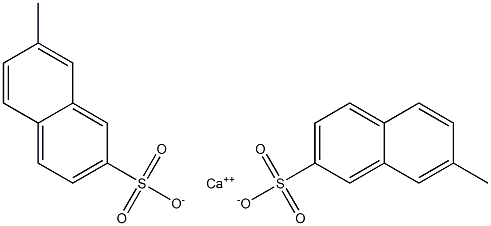 Bis(7-methyl-2-naphthalenesulfonic acid)calcium salt Structure