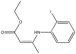 3-(2-Iodophenylamino)-2-butenoic acid ethyl ester|