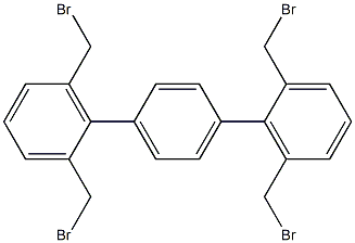 2,2'',6,6''-Tetrakis(bromomethyl)-1,1':4',1''-terbenzene Structure