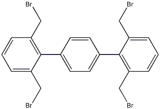 2,2'',6,6''-Tetrakis(bromomethyl)-1,1':4',1''-terbenzene 结构式